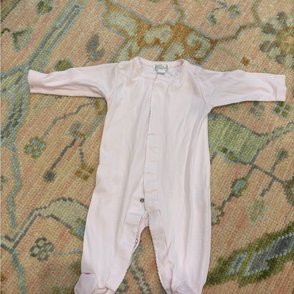 Kissy Kissy Light Pink Footed One-Piece